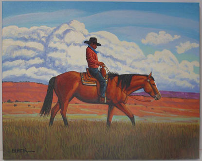 Native American oil painting 13