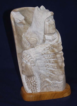 Picture of Navajo Alabaster Sculpture 