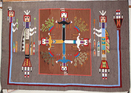 Picture for category Sandpainting Style Navajo Rugs