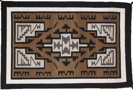 Picture for category Two Grey Hill Style Navajo Rugs