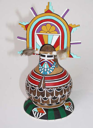Hopi painted gourd 1