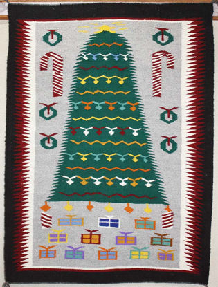 Navajo Christmas rug