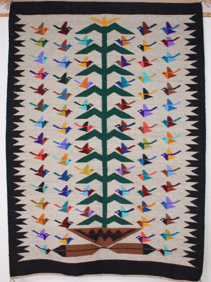 Tree of Life Navajo rug
