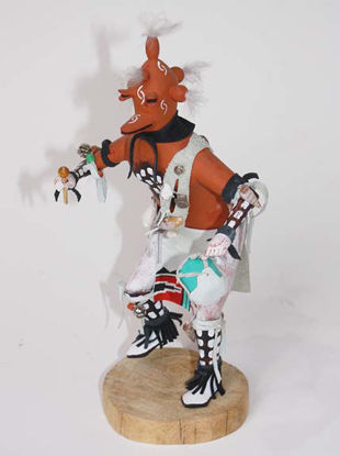 mudhead kachina doll