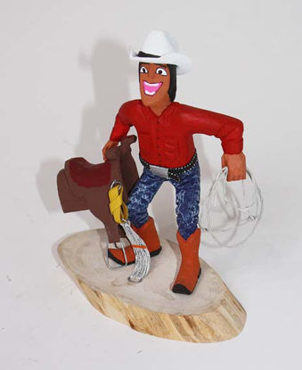 Navajo folk art cowboy