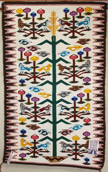 Native American Navajo Indian Sand Paintings Rugs Baskets Folkart and ...