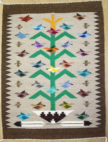 Picture of Tree of Life Navajo Rug 780
